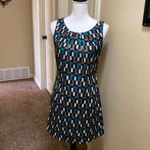 Like new! Sheath dress prints SML